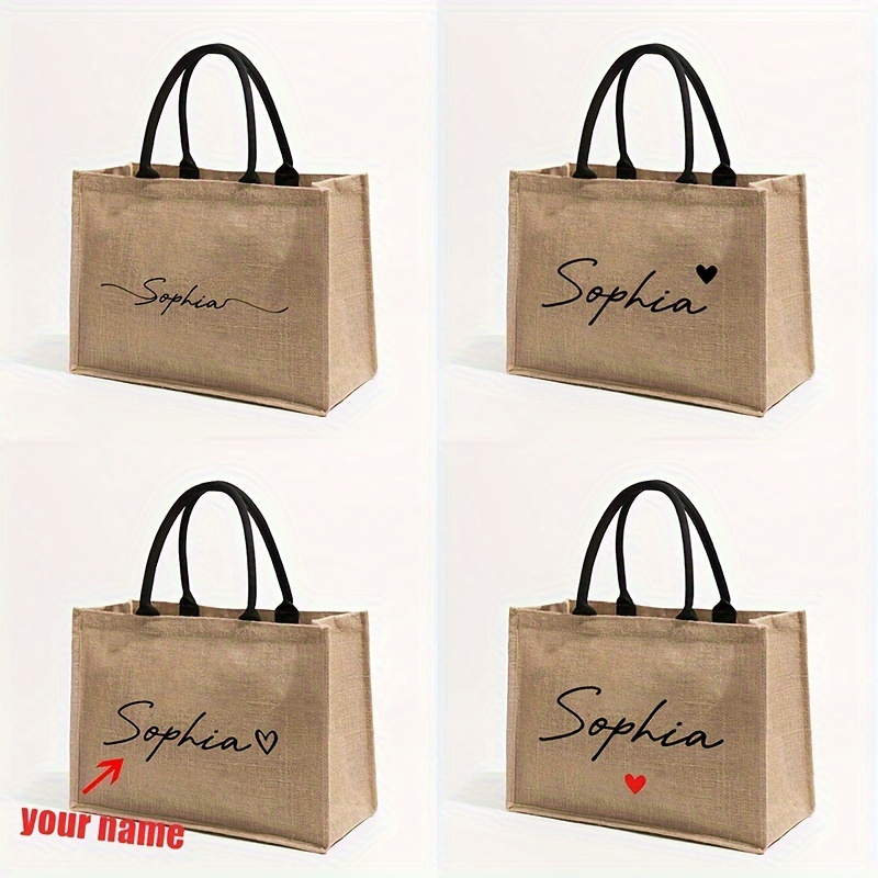 Custom Name Pattern Shopping P - đánh giá và giá Linen Bag Bulk