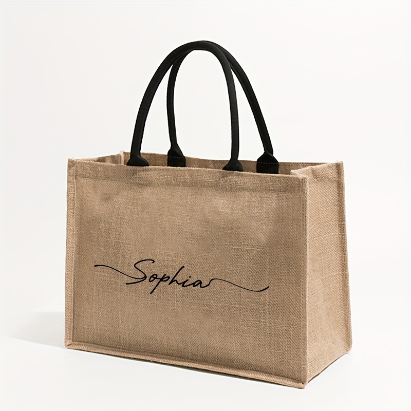 Custom Name Pattern Shopping P - đánh giá và giá Linen Bag Bulk