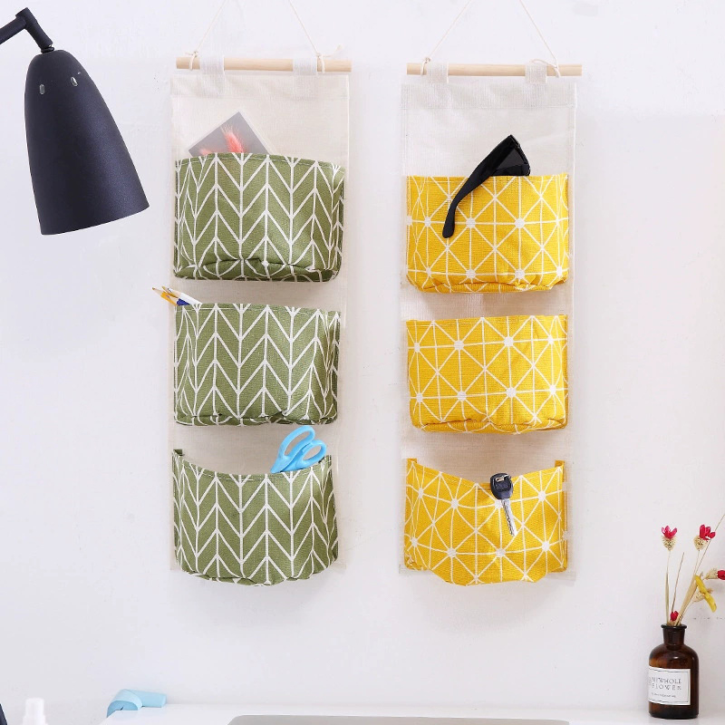 1PC Three Pockets Hanging Wall - đánh giá và giá Linen Bag Bulk