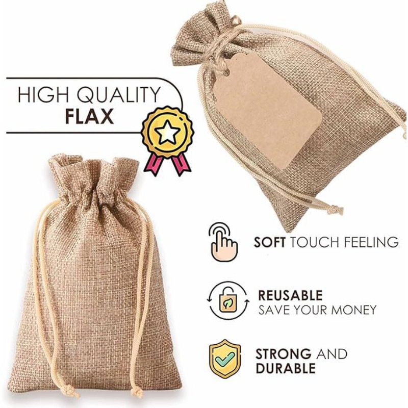 21/51pcs Linen Bundle Pocket,R - đánh giá và giá Linen Bag Bulk