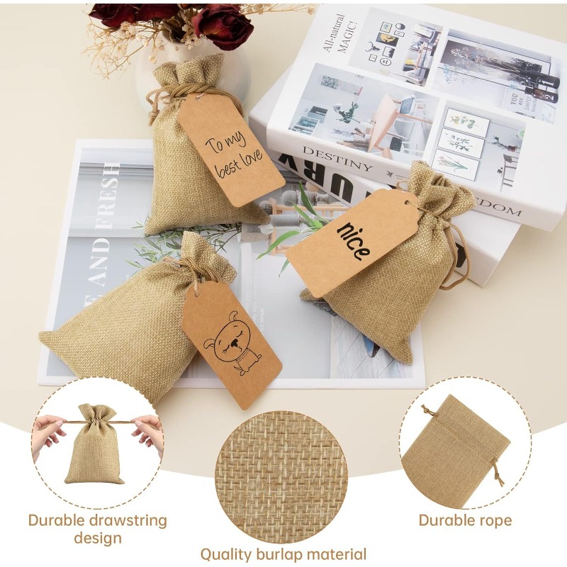 21/51pcs Linen Bundle Pocket,R - đánh giá và giá Linen Bag Bulk