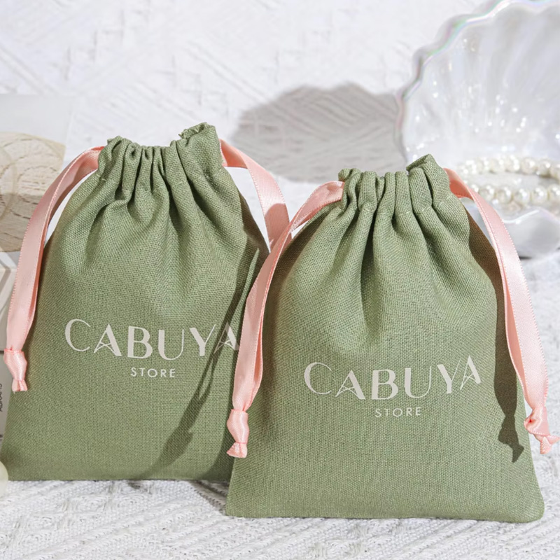 High Quality Green Cotton Line - đánh giá và giá Linen Bag Bulk